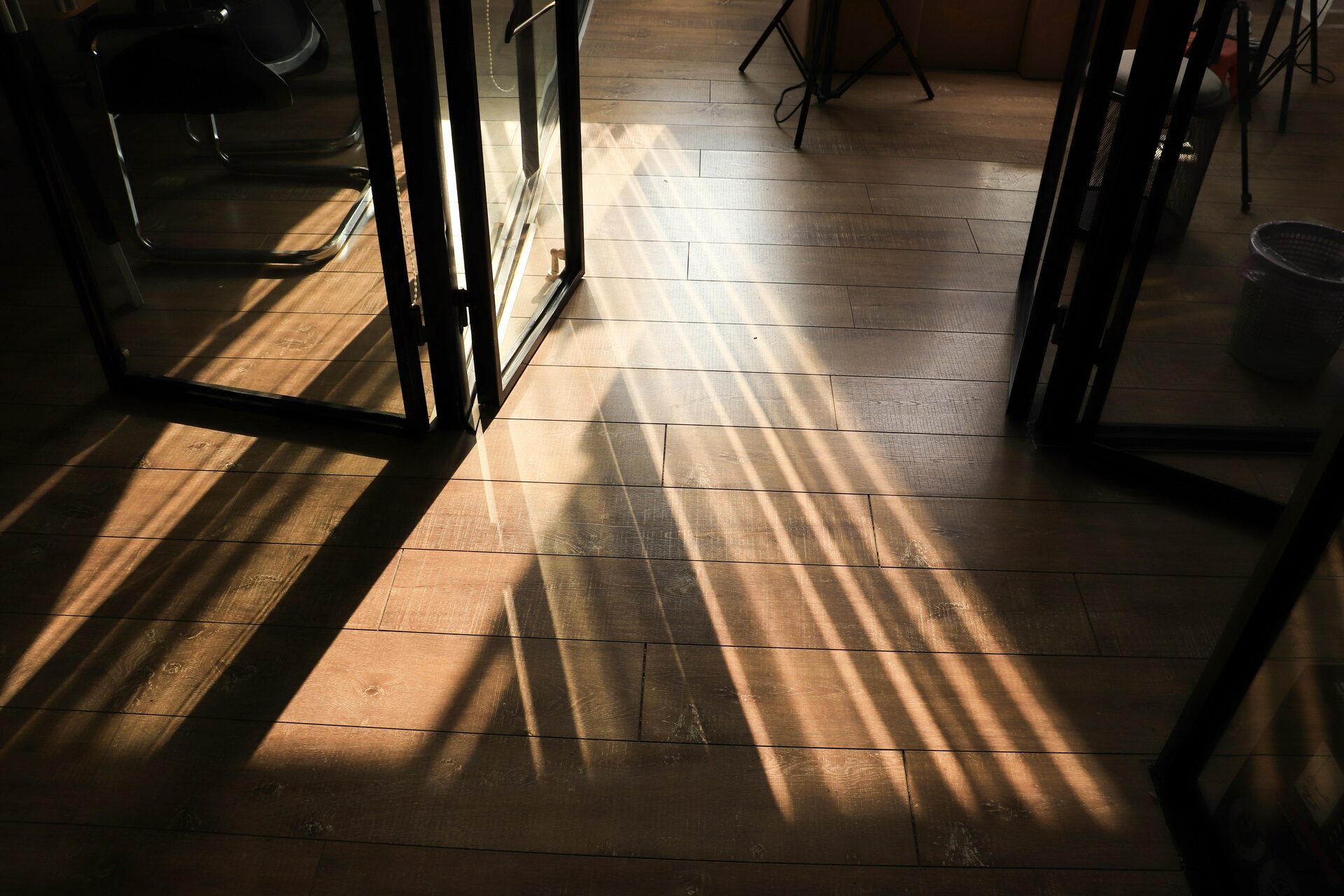 Commercial floor sanding in modern Newcastle interior