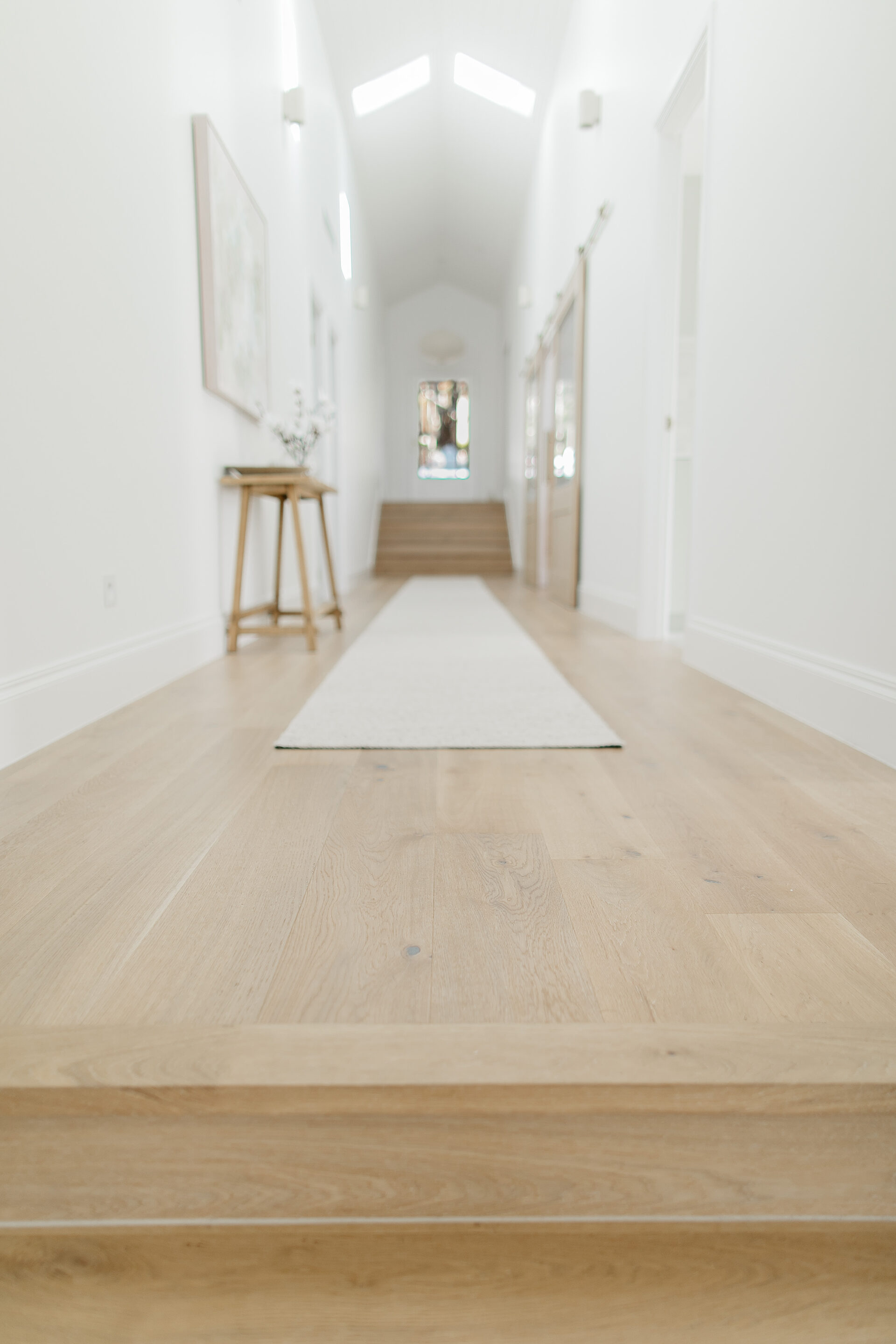 Timber staircase detail showing Newcastle floor sanding craftsmanship